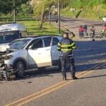 Dos personas mueren en choque cuando iban en moto por Los Faroles, vía Popayán