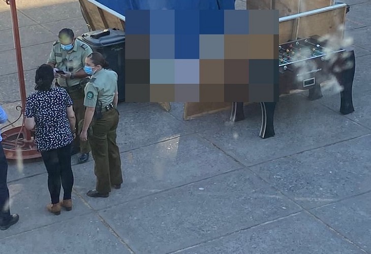 En el Liceo Santa Cruz un estudiante se disparó, este 7 de abril