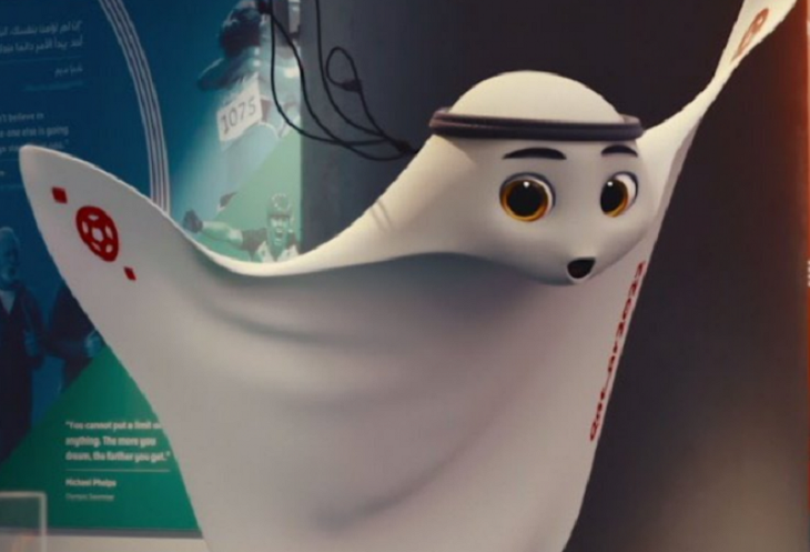 La ‘eeb, la mascota del Mundial de Catar que dicen es un 'fantasma'