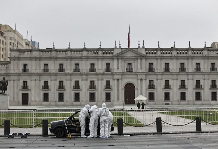 Mario Carrión Rozas, el hombre que se prendió con su auto frente a La Moneda