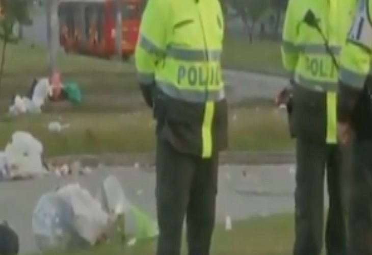 En Plaza España de Bogotá encontraron 2 cadáveres en bolsas