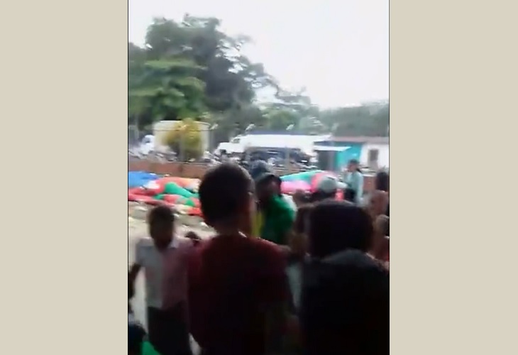 Menores quedan atrapados en balacera en la fiesta del Día del Niño, en El Tarra