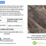 Sector Peñas Blancas entre Uramita-Dabeiba, cerrado por caída de material