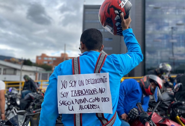 Cambios en las medidas contra los motociclistas en Bogotá 