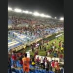 Unión magdalena pierde los 3 puntos ante Junior por riña de hinchas