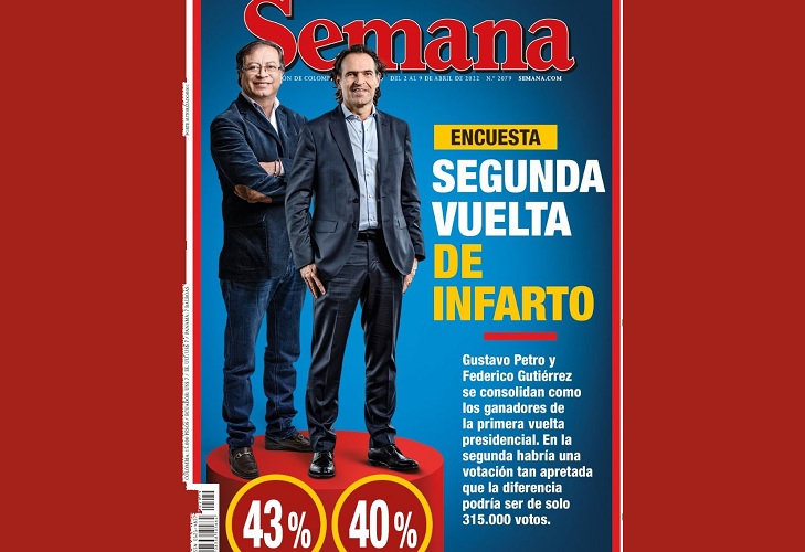 Nueva encuesta pone a Petro y a Fico Gutiérrez a solo puntos de distancia