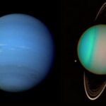 El exceso de niebla marca las diferencias de color entre Urano y Neptuno