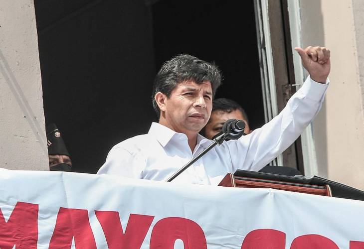 El presidente de Perú Pedro Castillo