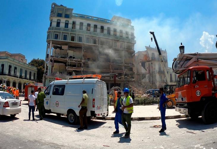 Elevan a 25 la cifra de muertos por la explosión de un hotel en La Habana