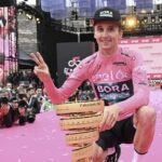 Hindley, primer australiano que gana la maglia rosa del Giro