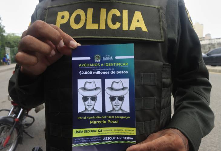 La Policía colombiana sigue tras los asesinos del fiscal paraguayo Marcelo Pecci