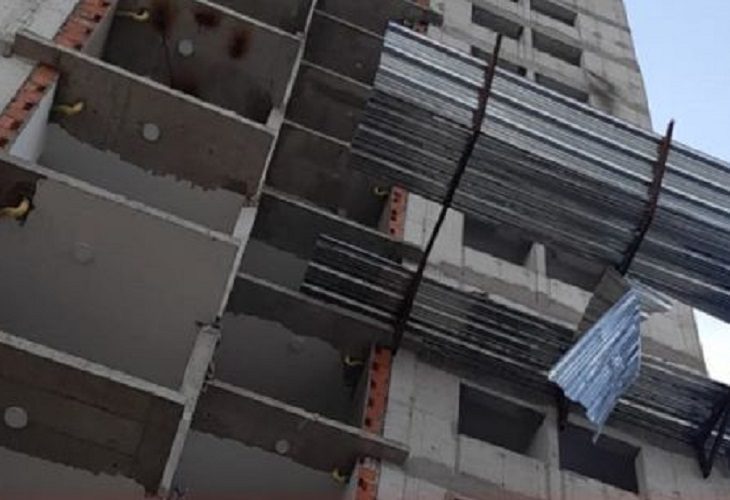 Muere obrero del Lazuli Tower que cayó de un piso 23