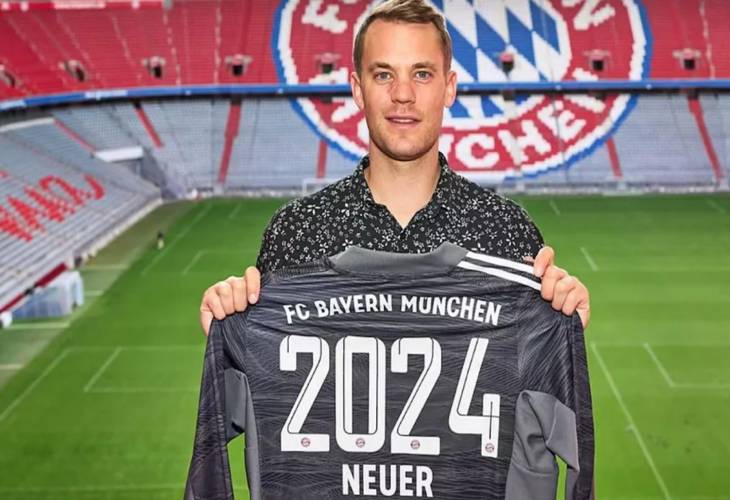 Manuel Neuer renueva con el Bayern hasta 2024