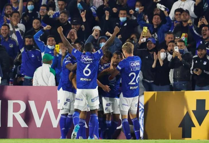 Millonarios vence a Bucaramanga y lidera el Grupo A del fútbol en Colombia