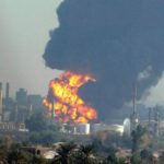 Un ataque con cohetes provoca un incendio en una refinería del norte de Irak