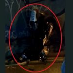 Pareja de motociclistas sufre brutal accidente en la vía Girardota-Copacabana