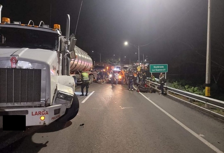 Accidente deja 2 heridos en vía Nacional, en San Jerónimo