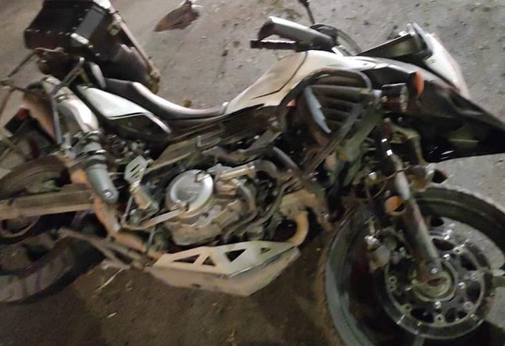Murió motociclista que chocó con separador por La Báscula, en la Autopista