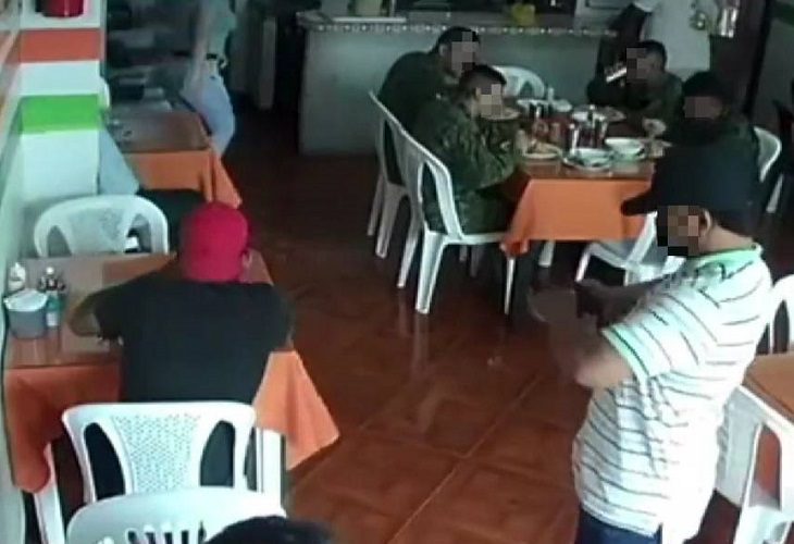 En restaurante de la Coop. Juan Montalvo mataron a un hombre mientras almorzaba