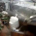 Muro de la iglesia de San Anselmo, en Medellín, se cayó tras fuerte aguacero