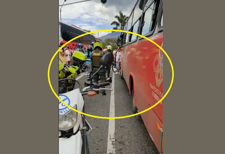 Persona cae de puente de La Minorista, el 20 de mayo en Medellín