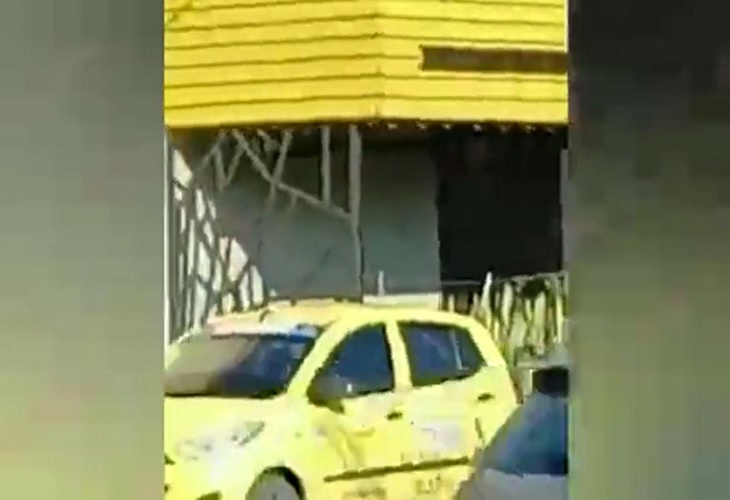 Ciudadanos casi matan a ladrón que intentó un asalto en un restaurante de Girón