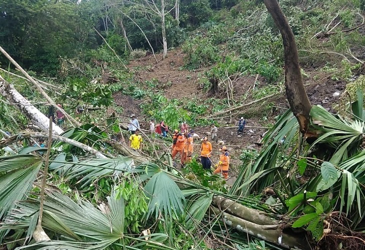 En el Carmen de Chucurí murieron dos personas sepultadas en un alud