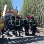 Encuentran 2 muertos tras explosión en edificio de General Pardiñas, en Madrid