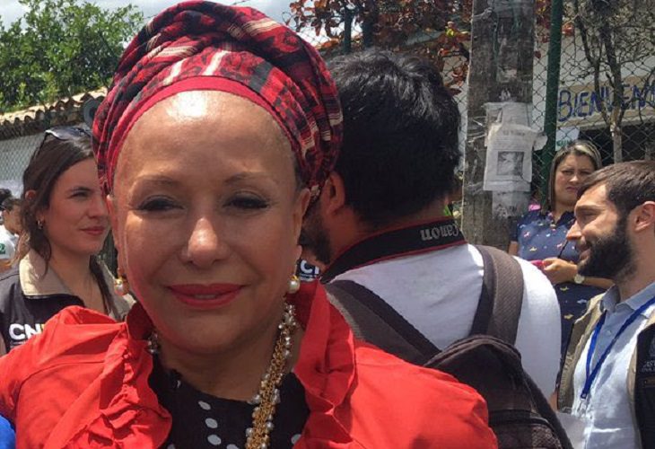 Detienen a Piedad Córdoba en Honduras por portar una gran cantidad de dinero