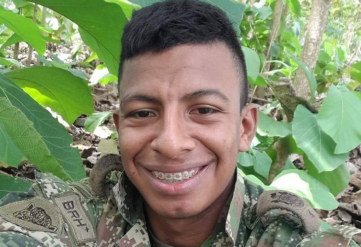 El soldado Camilo Acosta perdió la vida combatiendo al Clan del Golfo en Tierralta