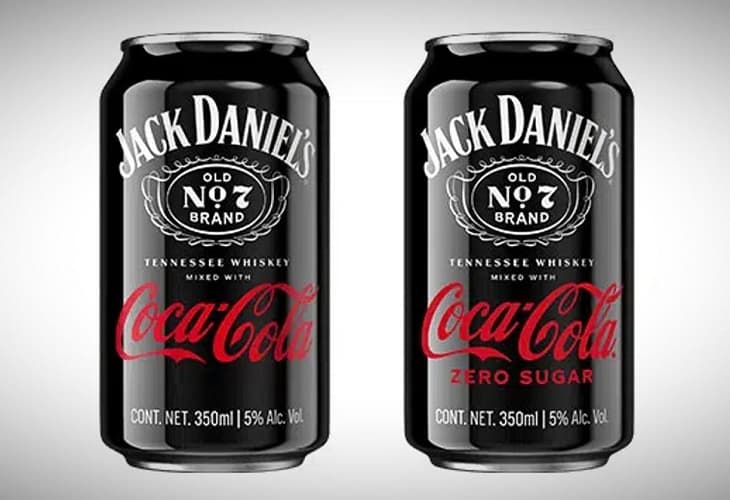 Coca Cola se une a Jack Daniel's para comercializar una bebida alcohólica