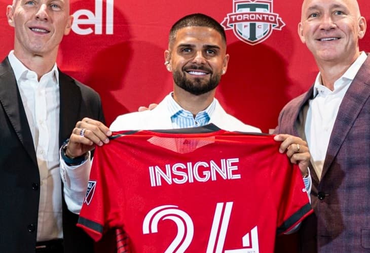 El italiano Insigne dice que llega al Toronto es por la familia y no el dinero