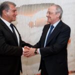 Florentino Pérez muestra cariño al Barcelona y a Laporta