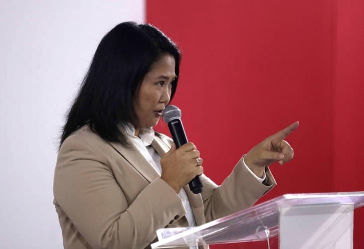 Fujimori pide al Congreso de Perú que tome medidas drásticas contra Castillo