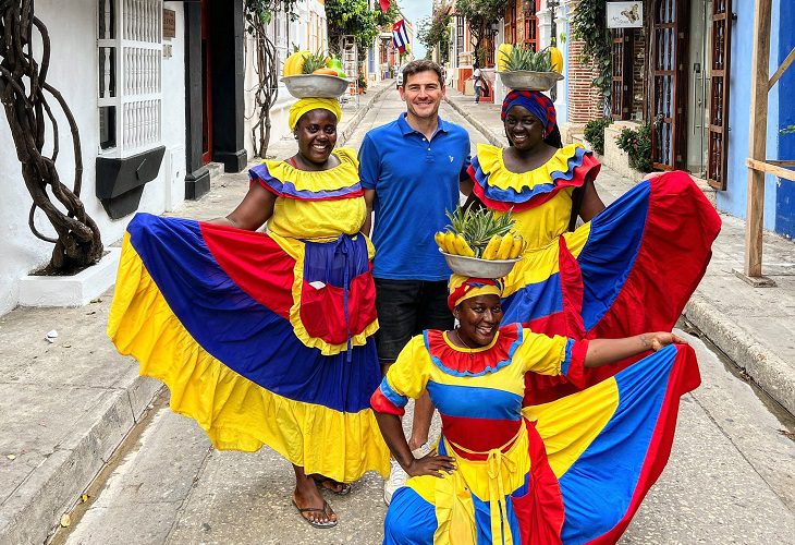 Iker Casillas pondera a Cartagena, Colombia
