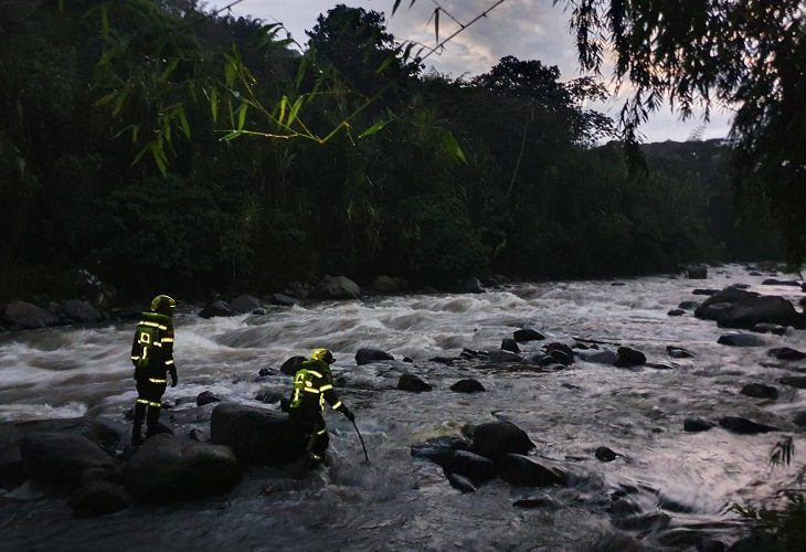 El Mayor Julián Gámez desapareció en el río Otún este 3