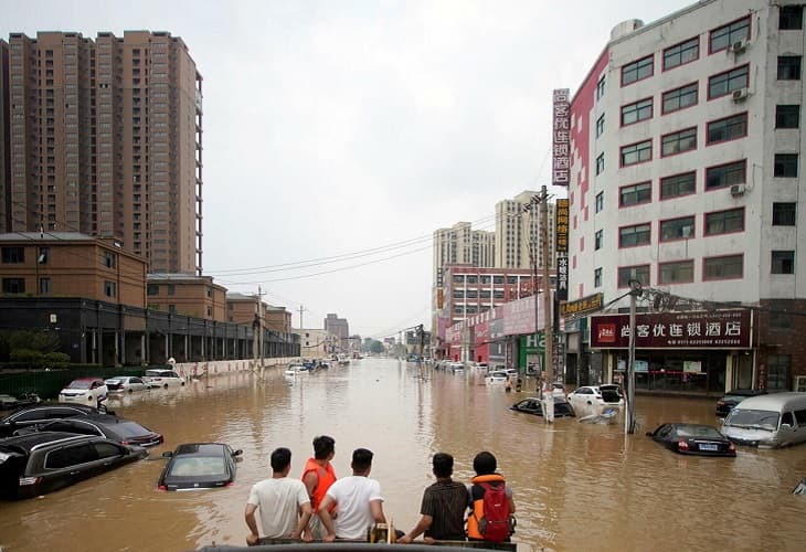Las fuertes lluvias en el sur de China dejan al menos 5 muertos -Foto tomada de Frace24
