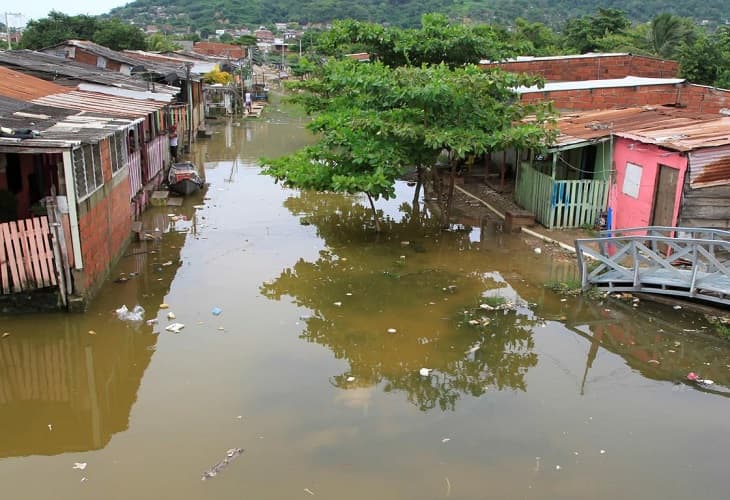 Las lluvias dejan 12 muertos y más de 36.000 damnificados en Colombia este mes