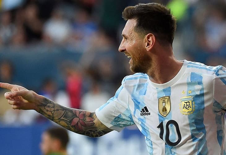 Messi, a un paso del podio histórico de goleadores con las selecciones