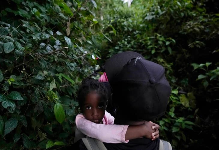Se duplica el número de menores migrantes que cruzan la selva del Darién