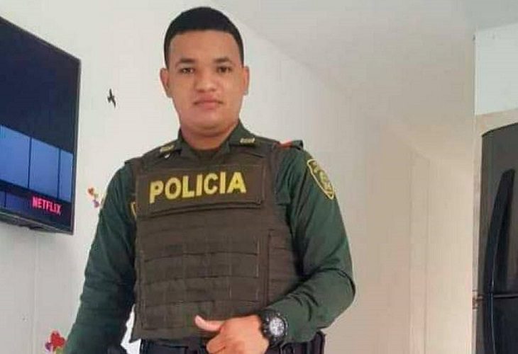 El policía William Palacio fue asesinado a pocos metros de su casa, en Cartagena