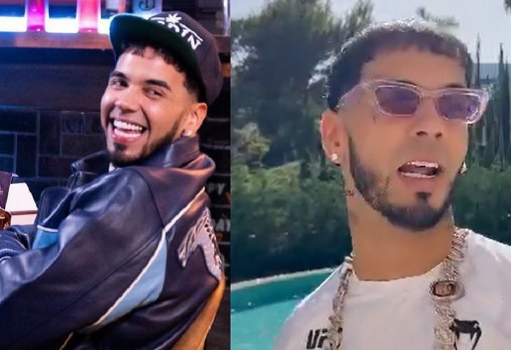 Fotos de Anuel AA por las que dicen que su nueva novia tiene “mala mano”