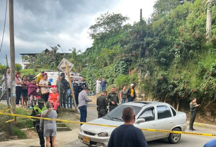 Sicarios asesinaron a un hombre a pocos metros del conjunto residencial Palmeras, en Envigado