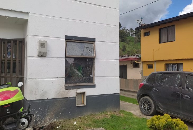 Atacan con explosivos la estación de Policía de Belmira, Antioquia