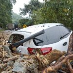 Impresionantes deslizamientos en La Huesera incomunican parte del Suroeste