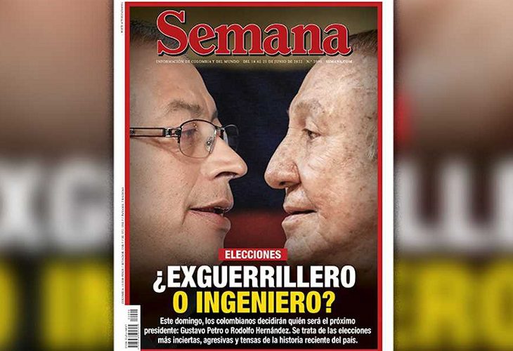 Polémica por portada de Revista Semana previa a Elecciones: ¿Exguerrillero o ingeniero?