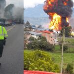 Emergencia en la vía Bogotá – Villavicencio tras explosión en fábrica de pegante