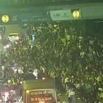 Caos en sector de la Autopista Norte tras demoras en servicio del Metro de Medellín