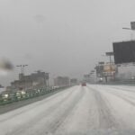 Fuerte granizada en la CDMX deja blanqueadas calles de varios sectores