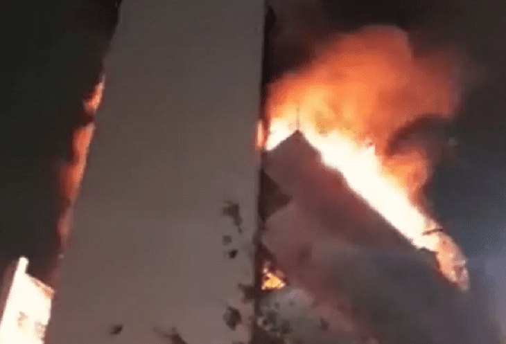 Voraz incendio en un edificio en Recoleta deja 5 personas fallecidas